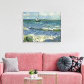 Seascape Near Les Saintes-Maries-de-la-Mer キャンバスプリント (インサイチュ (リビング))