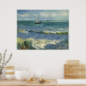 Seascape Near Les Saintes-Maries-de-la-Mer ポスター (キッチン)