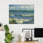 Seascape Near Les Saintes-Maries-de-la-Mer ポスター (ホームオフィス)