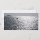 Seascape Photo frame悔やみや弔慰Thank You サンキューカード (裏面)