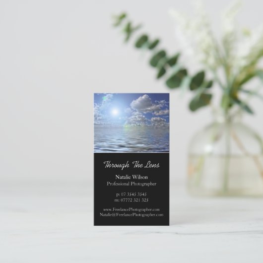 Seascape Photo, Pro Photography – 名刺 (スタンド正面)