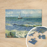 Seascape | Vincent Van Gogh ジグソーパズル<br><div class="desc">Seascape near Les Saintes-Maries-de-la-Mer (1888) by Dutch post-impressionist artist Vincent Van Gogh. Original artwork is an oil on canvas seascape painting depicting a boat on an abstract blue ocean.

Use the design tools to add custom text or personalize the image.</div>