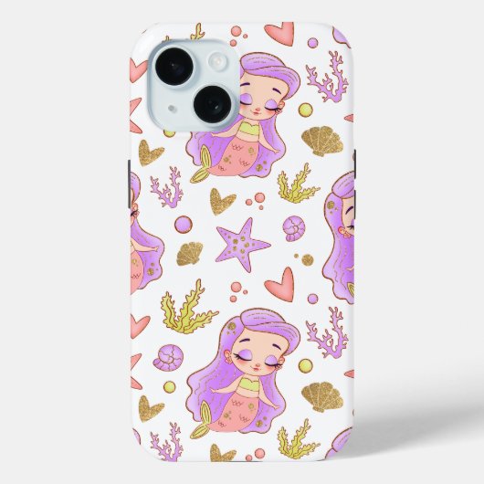  Seascape with Beach, Great Wave & Mount Sea Case Case-Mate iPhoneケース (裏面)