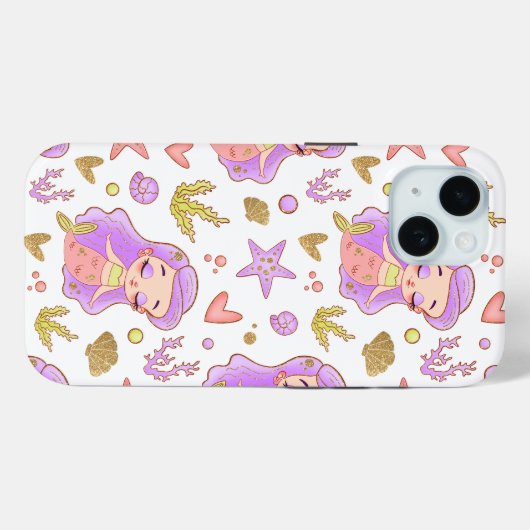  Seascape with Beach, Great Wave & Mount Sea Case Case-Mate iPhoneケース (裏面 (横))