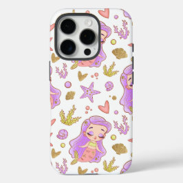 Seascape with Beach, Great Wave & Mount Sea Case iPhone 16 Proケース