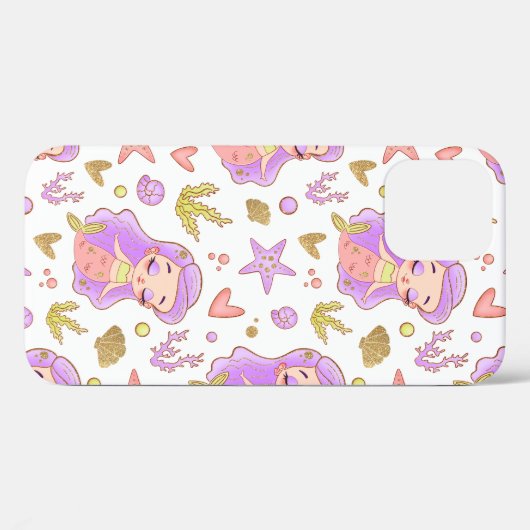 Seascape with Beach, Great Wave & Mount Sea Case Case-Mate iPhoneケース (裏面 (横))