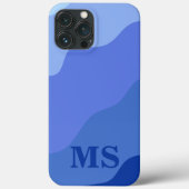 Seascape with Beach, Great Wave & Mount Sea Case Case-Mate iPhoneケース (裏面)