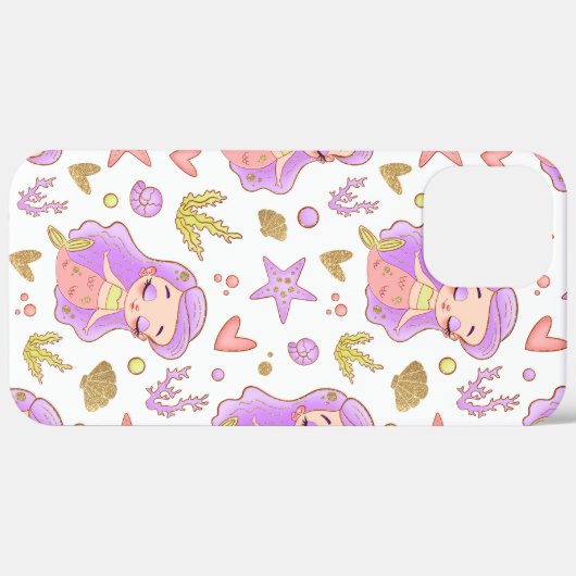 Seascape with Beach, Great Wave & Mount Sea Case Case-Mate iPhoneケース (裏面 / 右)