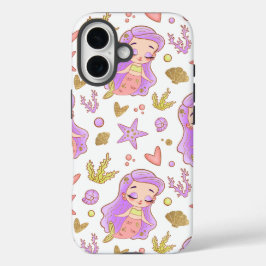 Seascape with Beach, Great Wave & Mount Sea Case iPhone 16ケース