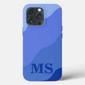 Seascape with Beach, Great Wave & Mount Sea Case Case-Mate iPhoneケース (裏面)