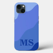 Seascape with Beach, Great Wave & Mount Sea Case Case-Mate iPhoneケース (裏面)