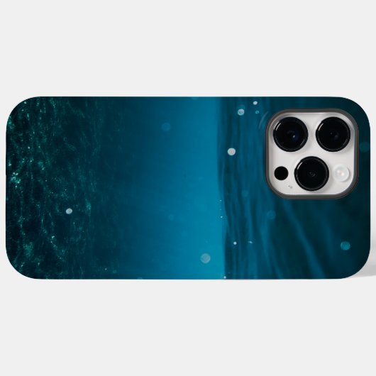 Seascape with Beach, Great Wave & Mount Sea Case Case-Mate iPhoneケース (裏面 (横))