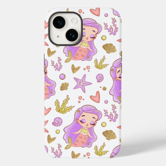  Seascape with Beach, Great Wave & Mount Sea Case Case-Mate iPhoneケース (裏面)