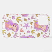  Seascape with Beach, Great Wave & Mount Sea Case iPhoneケース (裏面横)