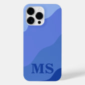 Seascape with Beach, Great Wave & Mount Sea Case iPhoneケース (裏面)