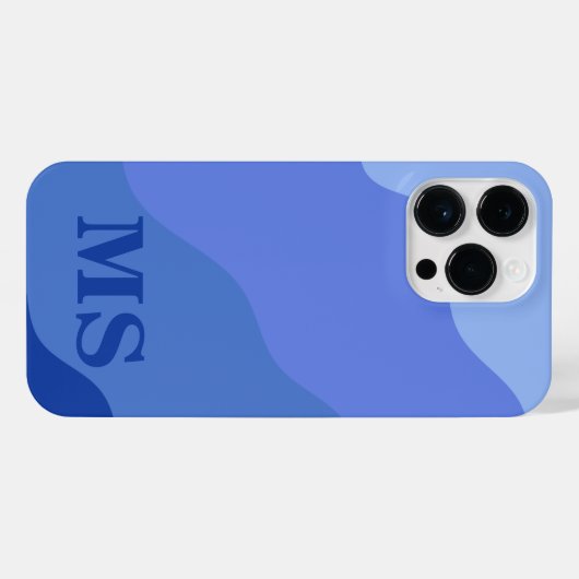 Seascape with Beach, Great Wave & Mount Sea Case iPhoneケース (裏面横)