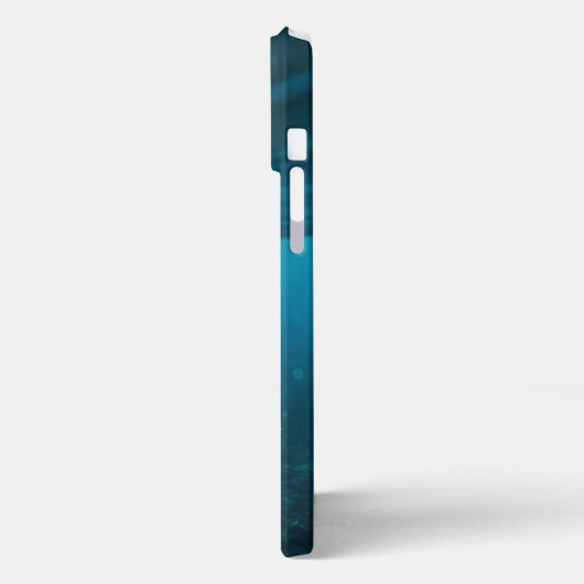 Seascape with Beach, Great Wave & Mount Sea Case iPhoneケース (左側面)