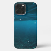  Seascape with Beach, Great Wave & Mount Sea Case iPhoneケース (裏面)