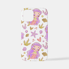 Seascape with Beach, Great Wave & Mount Sea Case iPhone 12 Miniケース