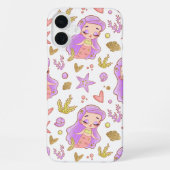  Seascape with Beach, Great Wave & Mount Sea Case iPhoneケース (裏面)