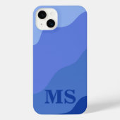 Seascape with Beach, Great Wave & Mount Sea Case iPhoneケース (裏面)