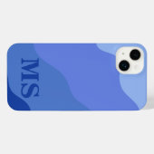 Seascape with Beach, Great Wave & Mount Sea Case iPhoneケース (裏面横)