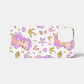  Seascape with Beach, Great Wave & Mount Sea Case iPhoneケース (裏面横)