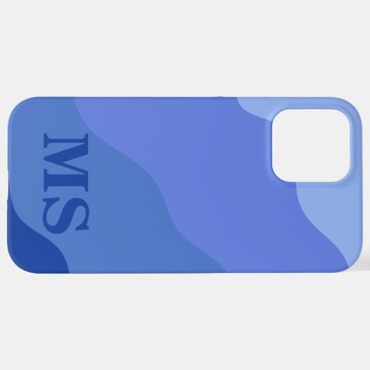 Seascape with Beach, Great Wave & Mount Sea Case iPhoneケース (裏面横)