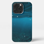  Seascape with Beach, Great Wave & Mount Sea Case iPhoneケース (裏面)