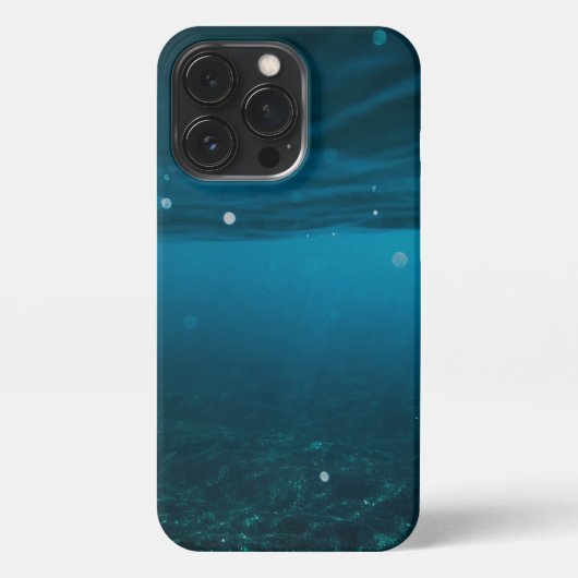  Seascape with Beach, Great Wave & Mount Sea Case iPhoneケース (裏面)