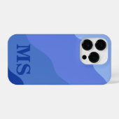 Seascape with Beach, Great Wave & Mount Sea Case iPhoneケース (裏面横)