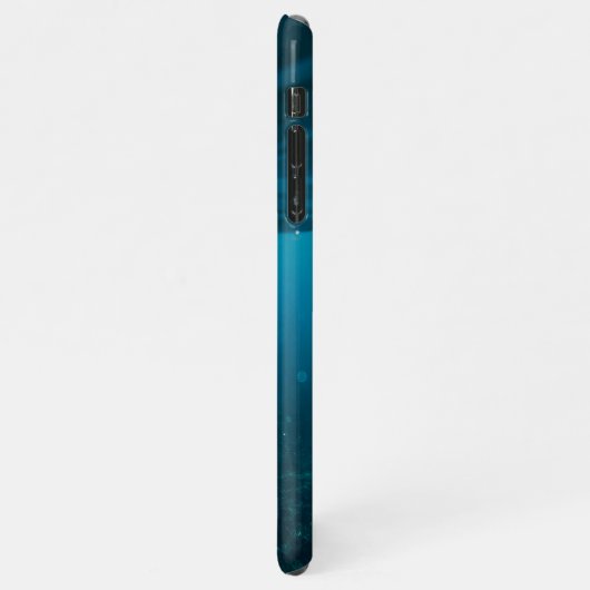  Seascape with Beach, Great Wave & Mount Sea Case iPhoneケース (左側)