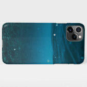  Seascape with Beach, Great Wave & Mount Sea Case iPhoneケース (裏面横)