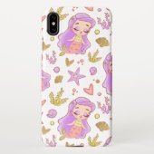  Seascape with Beach, Great Wave & Mount Sea Case iPhoneケース (裏面)