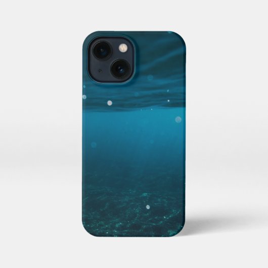  Seascape with Beach, Great Wave & Mount Sea Case iPhoneケース (裏面)