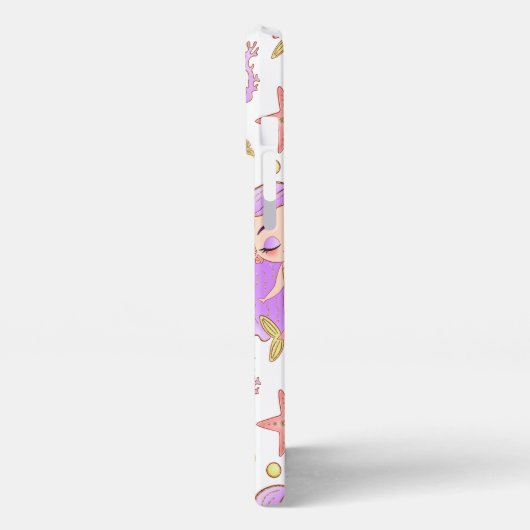  Seascape with Beach, Great Wave & Mount Sea Case iPhoneケース (左側面)