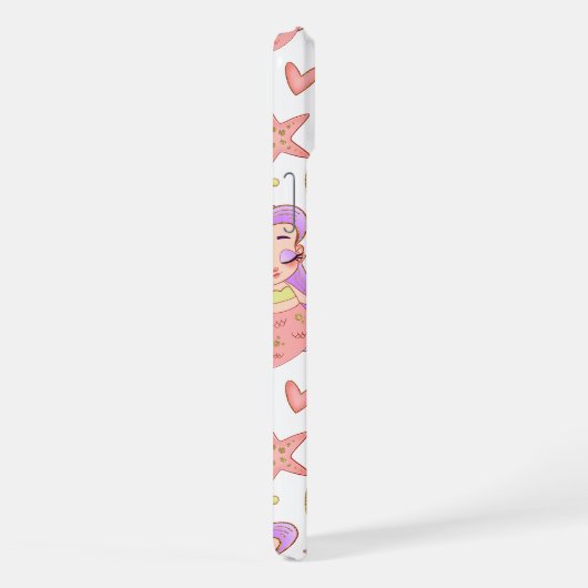  Seascape with Beach, Great Wave & Mount Sea Case iPhoneケース (右側面)