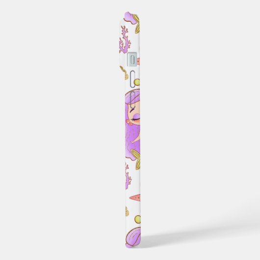  Seascape with Beach, Great Wave & Mount Sea Case iPhoneケース (左側面)