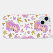  Seascape with Beach, Great Wave & Mount Sea Case iPhoneケース (裏面横)