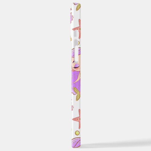  Seascape with Beach, Great Wave & Mount Sea Case iPhoneケース (左側面)