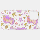  Seascape with Beach, Great Wave & Mount Sea Case iPhoneケース (裏面横)