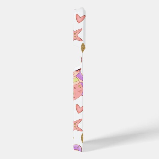  Seascape with Beach, Great Wave & Mount Sea Case iPhoneケース (右側面)