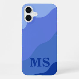 Seascape with Beach, Great Wave & Mount Sea Case iPhone 16 Plusケース