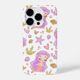 Seascape with Beach, Great Wave & Mount Sea Case iPhone 14 Proケース