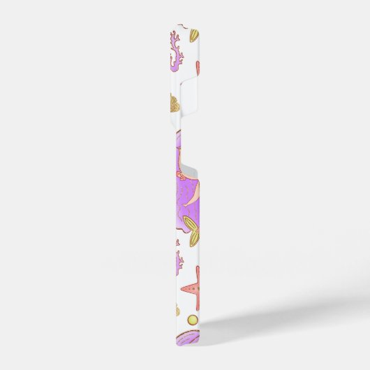  Seascape with Beach, Great Wave & Mount Sea Case iPhoneケース (左側面)