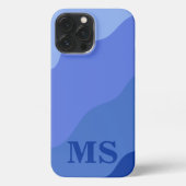 Seascape with Beach, Great Wave & Mount Sea Case iPhoneケース (裏面)