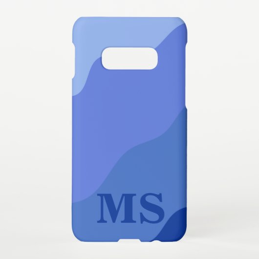 Seascape with Beach, Great Wave & Mount Sea Case Samsung Galaxyケース (裏面)