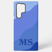 Seascape with Beach, Great Wave & Mount Sea Case Samsung Galaxyケース (裏面)