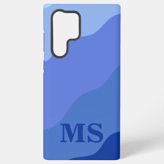 Seascape with Beach, Great Wave & Mount Sea Case Samsung Galaxyケース (裏面)