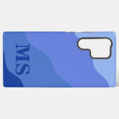 Seascape with Beach, Great Wave & Mount Sea Case Samsung Galaxyケース (裏面横)